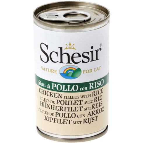 Hrana umeda pentru pisici Schesir Pui-Orez 140g